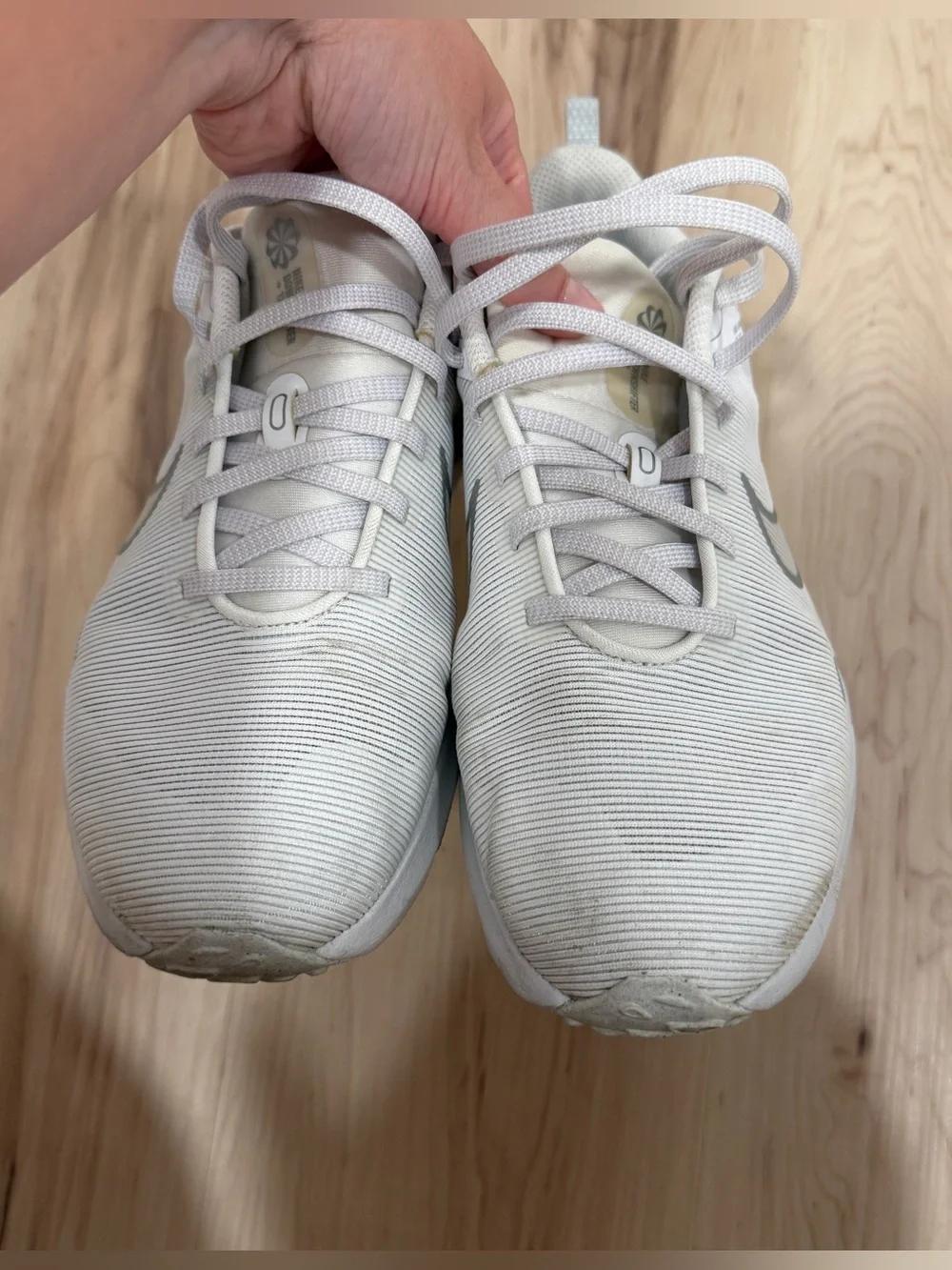 Nike Downshifter 12 Sneakers in White Size 7.5